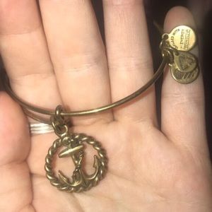alex and ani anchor gold